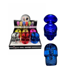 ASH-322  Chrome Skull LED Butt Bucket