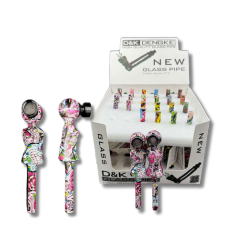 DK8570 E  Graffiti Print Lady Pipe 24/Box