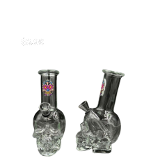 OSH-197  Mini Skull Clear Bong