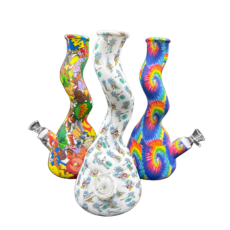SLC - 124  Printed Zong Silicone Bong