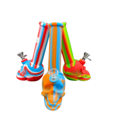SLC - 216  Detachable Skull Silicone Bong