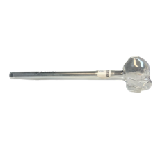 OP46 6" 10mm SKULL OIL PIPE PYREX