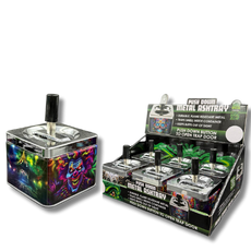 SZ 24446  Push Down Ashtray 6/Box