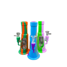 SLC - 585  Skill Flat Base Silicone Bong
