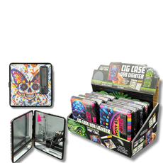 SZ 25633  Cig Case & Lighter 6/Box
