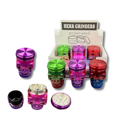 DK5249  Skull Crown 2 Tone Grinder 6/Box