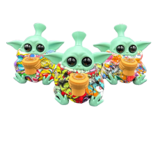 SLC - 247  Baby Yoda Silicone Bong