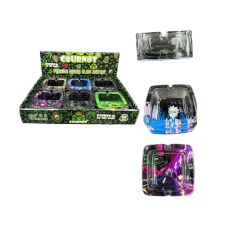 ASH-212  Square Glass Ashtray